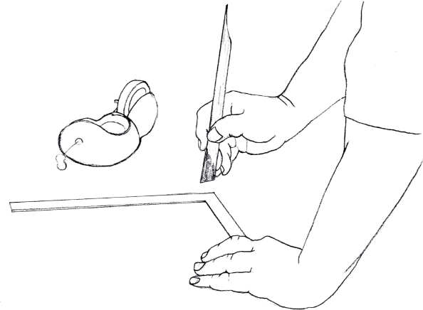 イラスト 墨付けの様子